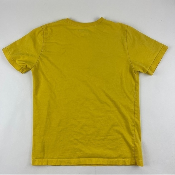 Under Armou Tshirt Boys Youth Large Yellow Loose Fit Heat Gear - Picture 5 of 6